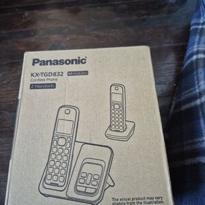 Panasonic Cordless Landline Phone Set with Advanced Call Blocking Feature Read